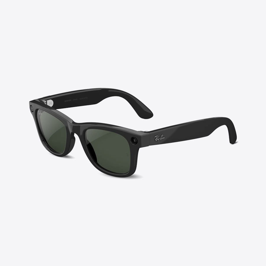 Умные-очки-Ray-Ban-Meta-Wayfarer-Gen-2-Shiny-BlackTransitions-Graphite-Green-(